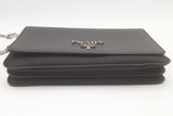 Prada Black Nylon & Saffiano Leather Shoulder Bag Eb0526clrsa