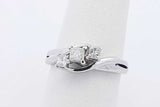 0.55cttw Princess Cut Diamond Ring In 14k White Gold 4 Grams Size 8 Eb0426pxzdu