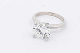 2.5ctw Diamond Ring In 14k White Gold 4 Grams Size 3.75 Eb0226rxxzsa