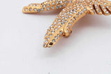 Chanel Rhinestone Eagle Brooch With Cc Logo Charm 10.1 Grams Eb0826oxzsa