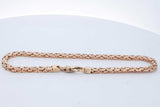 14k Yellow Gold Byzantine Link Chain Bracelet 12.8 Grams 9.75 Inch Eb0426llxzde