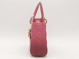 Christian Dior Lady Canage Hombre Pink Small Handbag Aa0325oizxsa