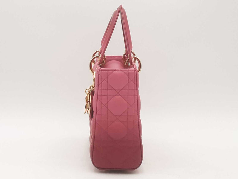 Christian Dior Lady Canage Hombre Pink Small Handbag Aa0325oizxsa