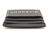 Givenchy 4g Coated Canvas Black Card Holder Sd0325lzxde