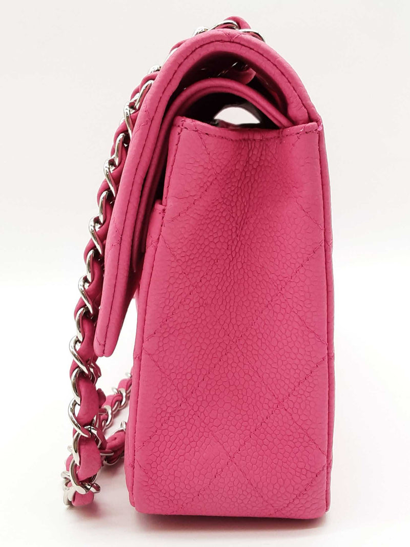 Chanel Classic Double Flap Pink Quilted Suede Cavier Shoulder Bag Do0825ixzxde