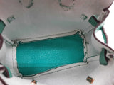 Teal Blue Mini Bag Charm Do0826ide