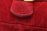Gucci Hibiscus Red Velvet Marmont Matelasse Crossbody Eb0726oxzdu