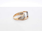 1.0 Cttw Diamond & 14k Yellow Gold Ring 4.5 Grams Size 4.25 Fw1224rxzdu