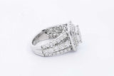 5.16ctw Lab Grown Diamond Ring In 14k White Gold 9.3 Grams Size 7 Eb0225rxzsa
