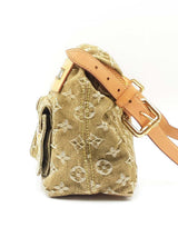 Louis Vuitton Baggy Pm Shoulder Bag In Lichen Green Denim Fw0526lxzxdu