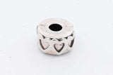 Pandora Sterling Silver Band Of Hearts Clip Charm 2.6 Grams Eb0924rdu