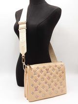 Louis Vuitton Coussin Pm Bag In Swarovski Monogram Nude Lambskin Fw0826orxzdu