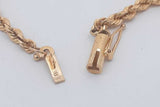 18k Yellow Gold Rope Chain Necklace 15.1 Grams 20 Inch Eb0326lloxsa