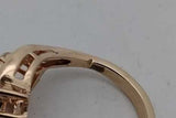 0.38cttw Diamond Ring In 14k Yellow Gold 3.4 Grams Size 5.25 Eb0926worsa