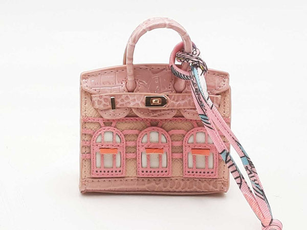 Mini Bag Charm House Pink Aa0825esa