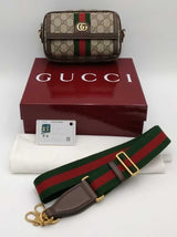 Gucci Gg Monogram Supreme Canvas Ophidia Mini Bag Eb1026lxxzsa