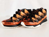 Louis Vuitton Orange & Black Zig Zag Sneakers Size 10us Sd0925oorde
