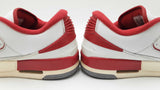 Nike Air Jordan 2/3 "White Varsity Red" Sneakers Size 10 Fw0126wzdu