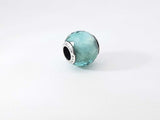 Pandora "Petite Facets" Synthetic Green Quartz Charm In Silver 2.1g Fw0926rdu