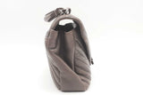 Yves Saint Laurent Quilted Chevron Sheepskin College Top Handle Bag Eb0526eixsa