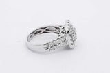 1.41cttw Diamond 14k White Gold Ring 8.2 Grams Size 7 Eb0626clxsa