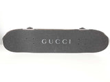Gucci Logo Silver Maple Wood Skateboard Sd0326llorde