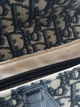Christian Dior Oblique Jacquard Saddle Bag Eb0826loxzde