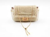Fendi Nano Baguette Mink Crossbody Bag & Charm Fw0225loxzdu