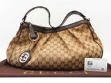 Gucci Sukey Gg Canvas Hobo Shoulder Bag Fwsd0726ozxdu