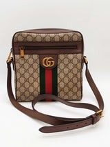 Gucci Gg Supreme Monogram Canvas Ophidia Crossbody Messenger Bag Eb0726wxzde