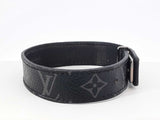 Louis Vuitton Slim Bracelet In Monogram Eclipse Coated Canvas 8 Inch Fw0326loxdu