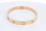 Cartier 18k Yellow Gold Love Bracelet Size 18 34.3 Grams Eb0924wexzsa