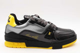 Louis Vuitton Lv Black & Yellow Trainers Sneakers Size 6.5 Eb0126rorsa