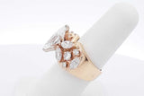 3.61cttw Diamond Ring In 14k Yellow Gold 16.5 Grams Size 6.5 Eb0926pxxzsa