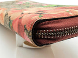 Gucci 404071 Gg Pink Blooms Supreme Zippy Continental Wallet Do0926lorde