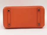 Hermes Orange Birkin 25 Box Calf Leather Orange Handbag (2014) Aa0126lirzxsa