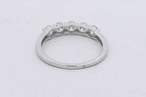 0.85cttw Lab Grown Diamond Ring In 14k White Gold 1.7 Grams Size 7 Eb0826prxsa
