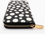 Louis Vuitton X Kusama Monogram Embossed Black White Pokodots Wallet Do0526prxde