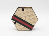 Gucci Gg Supreme Web & Horsebit Hexagon Sticky Notes Fw0825wrxdu