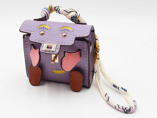 Mini Plaything Bag Charm In Lavender Fw0825idu