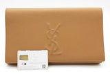 Yves Saint Laurent Belle De Jour Beige Leather Clutch Eb0326wxzde