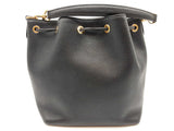 Louis Vuitton Lockme Black Leather Bucket Bag Do0425sxzde