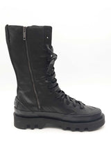 Givenchy Clapham Black Leather Biker Boots Size 40 Eb0326lxzsa