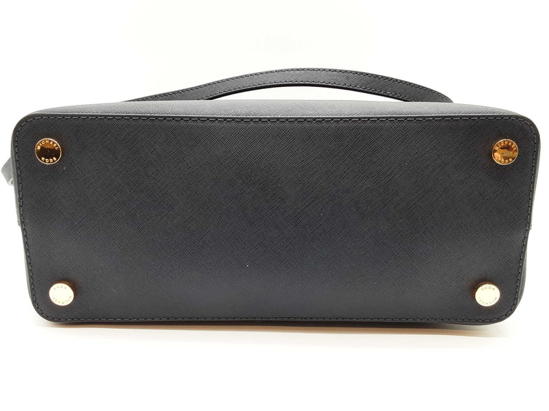 Michael Kors Hayley Blue Saffiano Leather Large Top Zip Tote Bag Do0925wxde