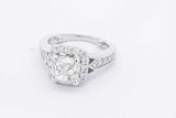 2.76cttw Diamond Wedding Set In 14k White Gold 7.8 Grams Size 3.5 Eb0426orxzsa