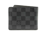 Louis Vuitton Slender Wallet In Damier Graphite Coated Canvas Fw1225oxzdu