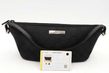 Gucci Black Gg Monogram Canvas Boat Pochette Eb0826lxzsa