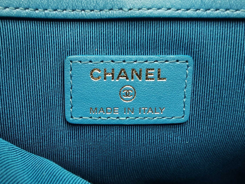 Chanel Charm O Case Veau Verni Multicolor Umbrella Pouch Do0625exzde