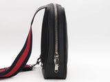 Gucci Gg Supreme Monogram Web Belt Bag Black Aa0226pzxsa