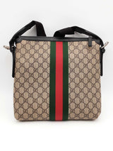 Gucci Web Gg Supreme Canvas Messenger Bag Eb0726wrxsa